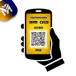 Qr code to download moremonee app