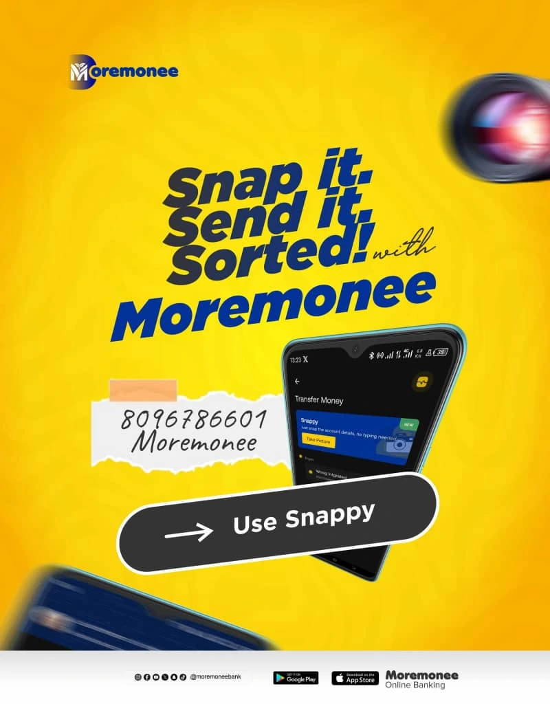 Moremonee launches Snappy snap payment feature